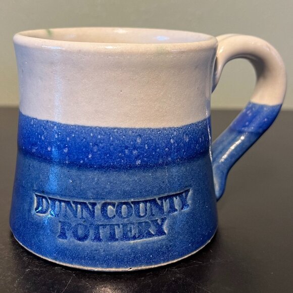 Two (2) Handcrafted Dunn County Pottery Mugs ~ Dipped Glaze ~ Made in Wisconsin - Picture 5 of 12